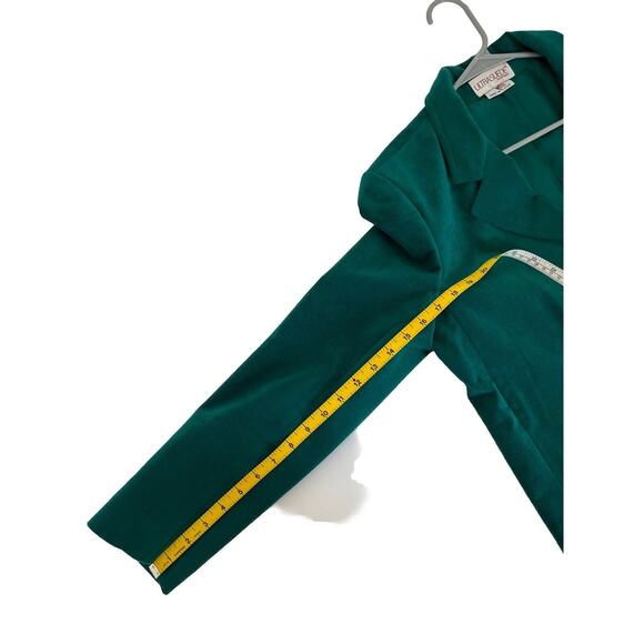 Vintage Women’s Count Romi ultra suede green blazer size 14 Union Label - Picture 7 of 7